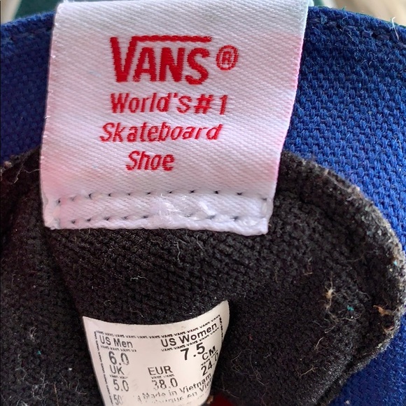 Sold Vans Sk8 High Size 7.5 - Picture 7 of 8